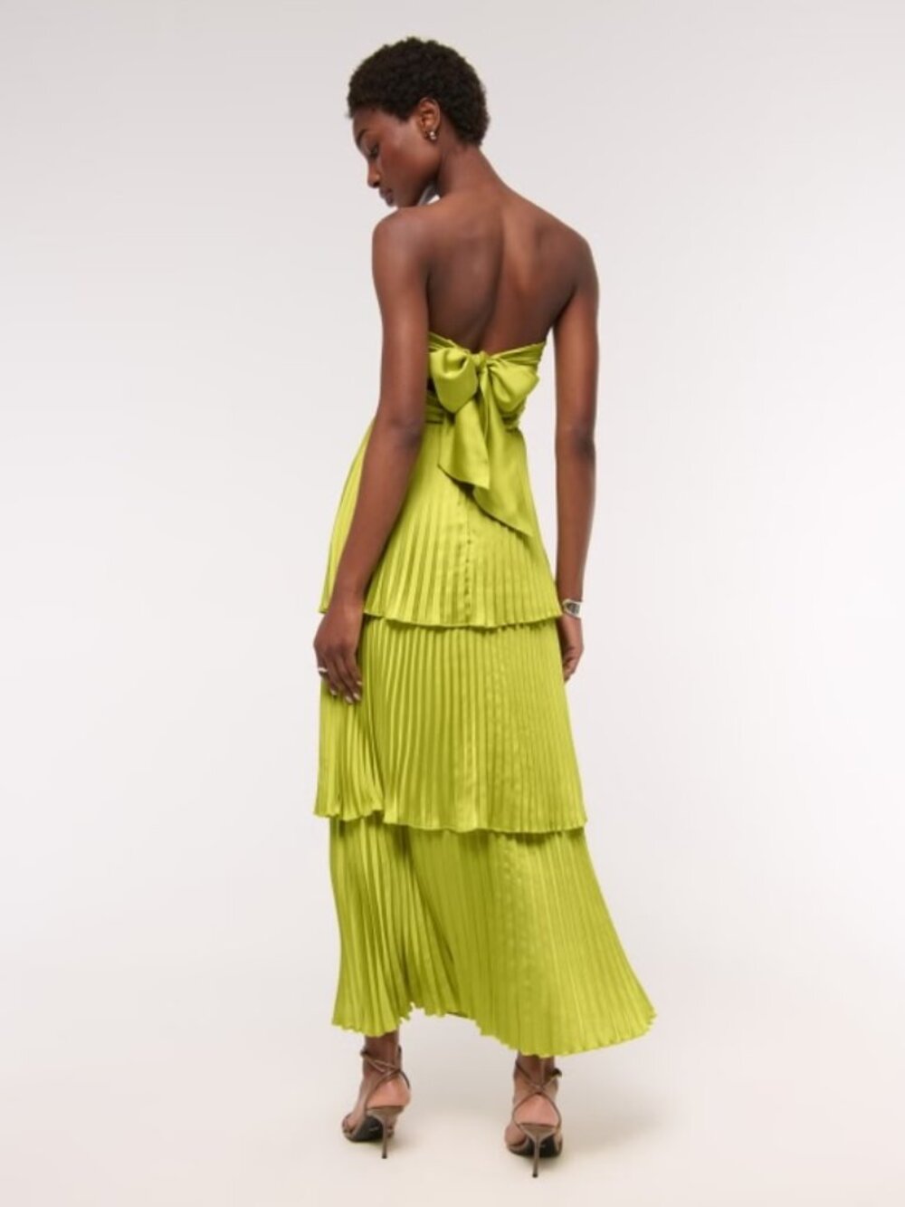 The A&F Giselle Strapless Tiered Maxi Dress - Picture 2 of 4